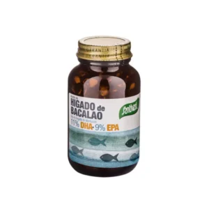 Aceite de hígado de bacalao SANTIVERI 500 perlas